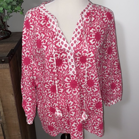VINEYARD VINES Pink medallion tunic Size Small - Picture 8 of 16